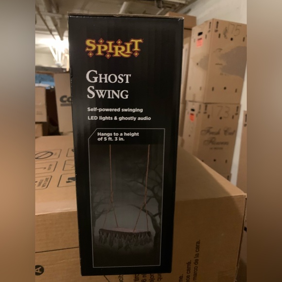 Spirit Halloween 5 Ft Ghost Swing Animatronic Prop - Picture 4 of 8